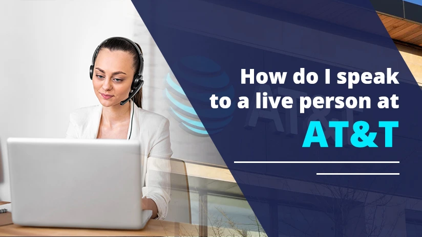 How do I speak to a live person at AT&T